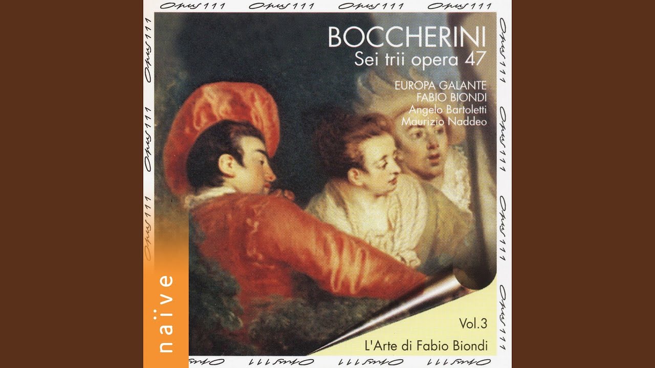 Angelo Bartoletti: Boccherini’s String Trio, Op. 47, No. 2 in G Major